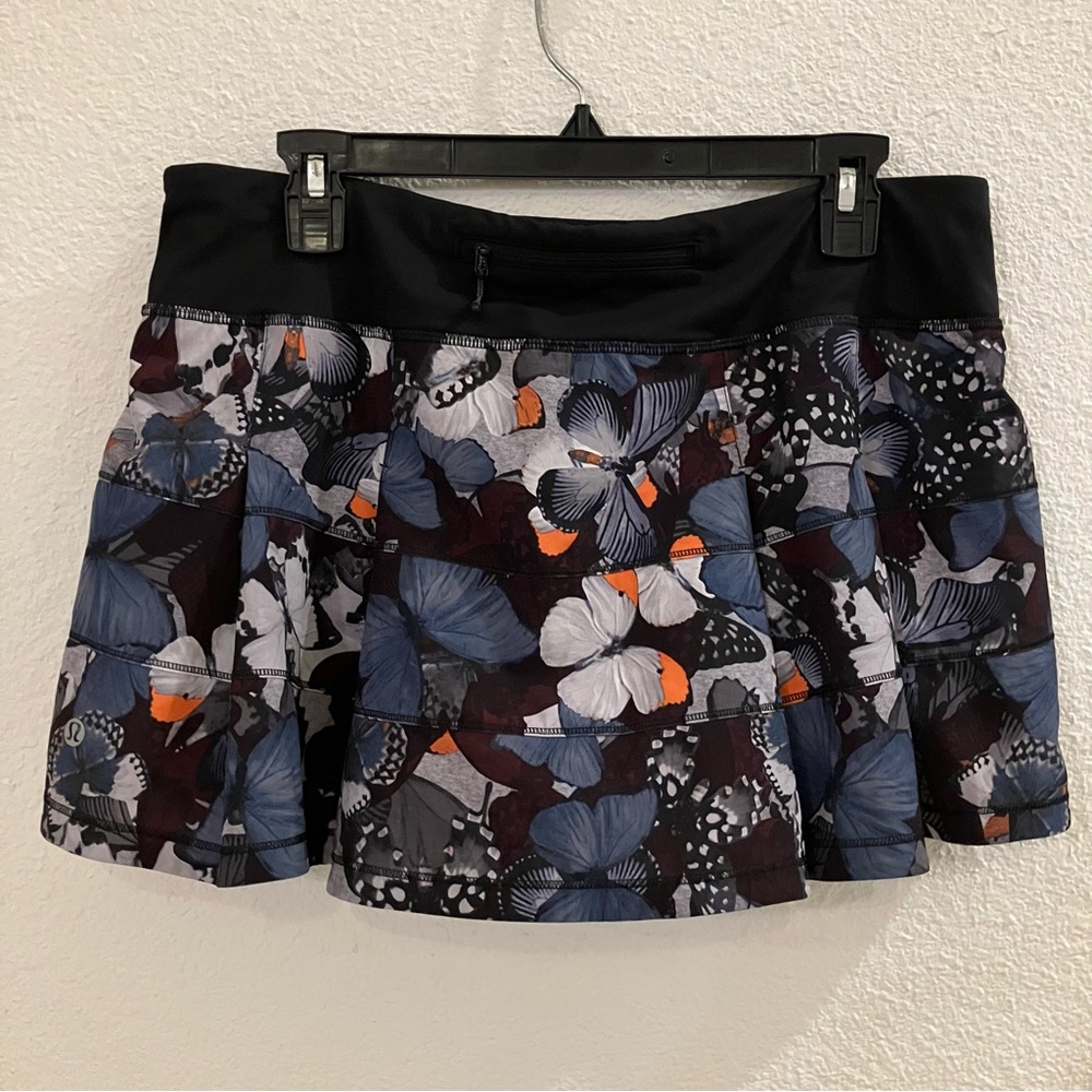 lululemon athletica Black and Orange Butterfly Mini Skirt - Picture 2 of 5